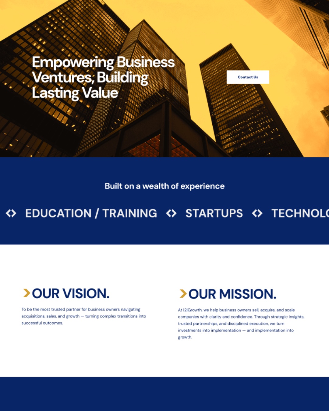 i2iGrowth website